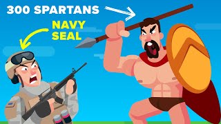 1 NAVY SEAL vs the SPARTAN 300 - Who Actually Would Win?