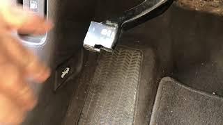 Where is the hood release on a 2013 CR-V?