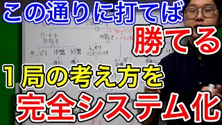 【麻雀講座】配牌の方針から終局までの打ち方をフローチャートで解説！これに沿って自分の打ち方をシステム化しよう