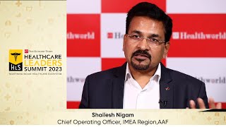 Shailesh Nigam shares his insights at the 3rd edition of #ETHealthcareLeaders Summit