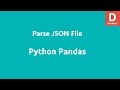 Python Pandas Parse JSON File on Server