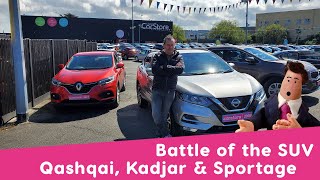 Battle of the Family SUV - Nissan Vs Renault Vs Kia
