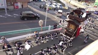 美浜町 上野間地区祭礼2019 神武祭MAH05840南祭典部　四嶋組　公民館坂ダッシュ