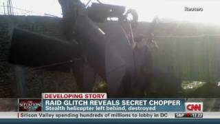 CNN: Raid glitch reveals secret helicopter