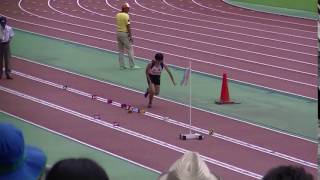 2016静岡県中学通信女子共通走幅跳決勝杉山真奈4本目