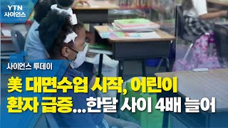 美 대면수업 시작하니 어린이 환자 급증...한달 사이 4배 늘어 / YTN 사이언스