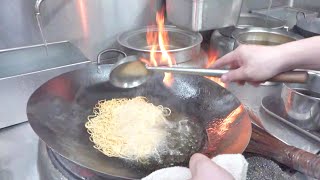 超正 即叫即炒【鑊氣碟頭飯】非常新鮮 #時菜牛肉炒河 大大碟 完全不油膩！Ready-to-order and stir-fry wok hei plate rice is very fresh~HK