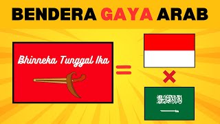 Tebak Bendera Negara Gaya Model Arab Saudi | ADA MOTO SLOGAN SEMBOYAN NEGARA