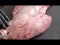 【肉磨きasmr】シャトーブリアンステーキが出来るまでの一部始終