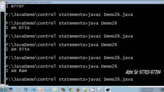 control statements switch case Statement in java in Hindi Part 11