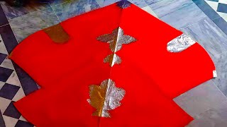 🔥 2.5 tawa kite making || 2.5 tawa farma cutting  ✨  ||  2.5 tawa kite Designing and Kite Making