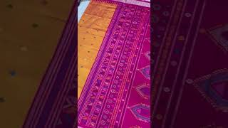 V43 : Sambalpuri dolabedi silk saree with blouse piece