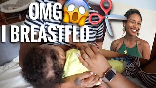 I BREASTFED MY COUSINS BABY AND CUT MY LOCS OFF