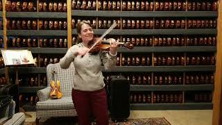 Fun playing a $5 million Stradivarius!! WOW!!