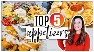 5 DELICIOUS APPETIZERS for your next party! | EASY RECIPES | Cook Clean And Repeat