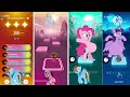 praganct mlp rainbowdash vs twilight sparkle vs fluttershy vs pinkipie tilehop