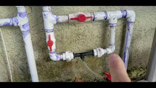 liquid fertilizer through your sprinklers, a fertigation system