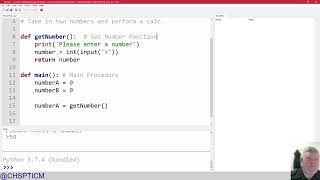 Higher Computing Science - SDD Functions & Parameters (Python)