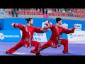 2019 national wushu routine championship traditional event double taijiquan competition picture