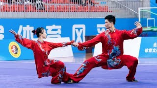 2019 National Wushu Routine Championship Traditional Event Double Taijiquan Competition Picture