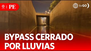 Bypass is closed due to rainwater backups | Primera Edición | News Peru