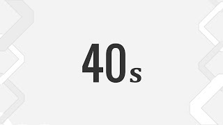40 Second Timer (Basic White)