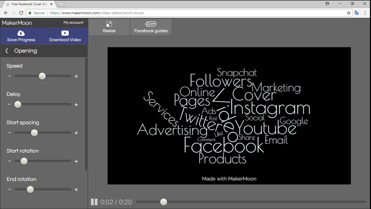 Word Cloud Video Maker - YouTube