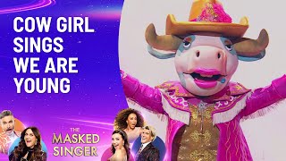 Cow Girl 'We Are Young' Performance - Season 5 | The Masked Singer Australia | Channel 10