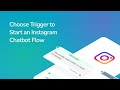 Choose Trigger to Start an Instagram Chatbot Flow | Free Chatbot Builder Tutorial