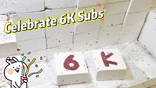 Gym Chalk ASMR | 6K+ Subs 🎉🎉 | 70White\u0026Bombs | 🫶🏻Part 1/3 | Crush | Oddly Satisfying | Sleep Aid