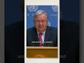 un secretary general gaza ceasefire urgent