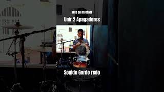 Uniendo 2 Apagadores #bateria #tutorialyoutube #viral #videoshorts #youtube #drums #tuto #afinación