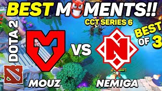 MOUZ vs Nemiga Gaming - EPIC GAME!! - HIGHLIGHTS - CCT Series 6 | Dota 2