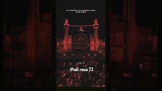 21 ramzan || Noha status  || by Ali raza 72