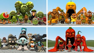 WHICH COLOR FROM ITALIAN AI BRAINROT MEMES IS THE STRONGEST IN GARRY'S MOD? + Lin Gang Melon Family