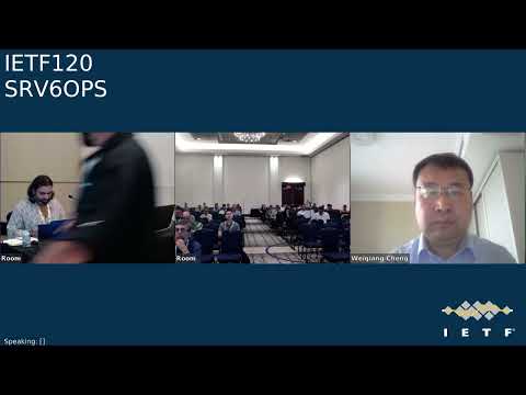 IETF 120: SRv6 Operations (SRV6OPS) 2024-07-22 22:30