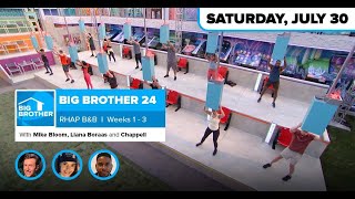 BB24 Weeks 1-3 RHAP B&B | Big Brother 24
