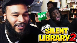 ClarenceNyc Reacts To AMP SILENT LIBRARY 2..😂😂