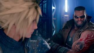 FINAL FANTASY VII REMAKE - Shinra Elevator - Cloud, Tifa and Barret