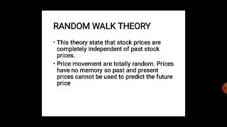 Random walk theory, Elliott wave theory Malayalam