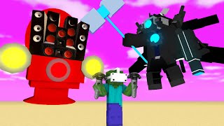 Monster School : TITAN CAMERAMAN VS VR SKIBIDI TOILET & SKIBIDI BOSS - Minecraft Animation