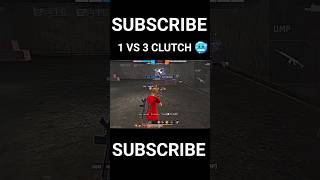 CS RANKED 1 VS 3 CLUTCH  👽 AGAINST REASON TOP PRO PLAYERS 🥶 || #shorts#freefire #shortsfeed#trending