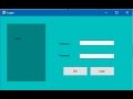 How to Create Login Form in C# with Database in Visual Studio?[With Source Code]