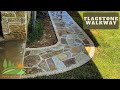 How To Build A Flagstone Walkway - Using Concrete