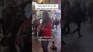 💔💔💔 #songwriter #emotional #singer #busker #busking #chinatown #viral