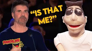 Simon Cowell's HILARIOUS Puppet Lookalike Takes AGT By Storm!