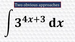integrating exponential function using antiderivative