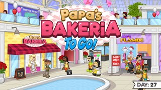 Papa's Bakeria To Go! — Day 27 + Messed Up with Carlo Romano's Order \u0026 Inviting Prudence