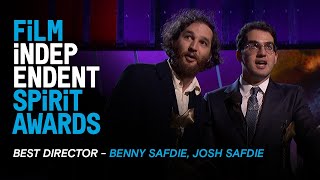 BENNY and JOSH SAFDIE wins Best Director for UNCUT GEMS at the 35th Film Independent Spirit Awards