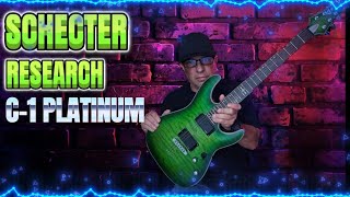 Schecter Guitar Research C-1 Platinum demo for beginners and pros